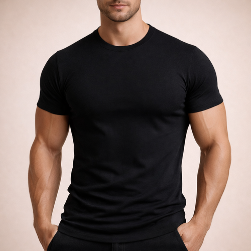 Athlete Cut Cotton Tee