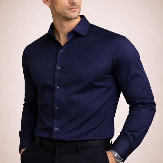 High-Sheen Evening Shirt