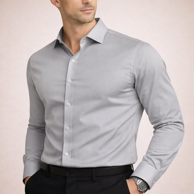 High-Sheen Evening Shirt