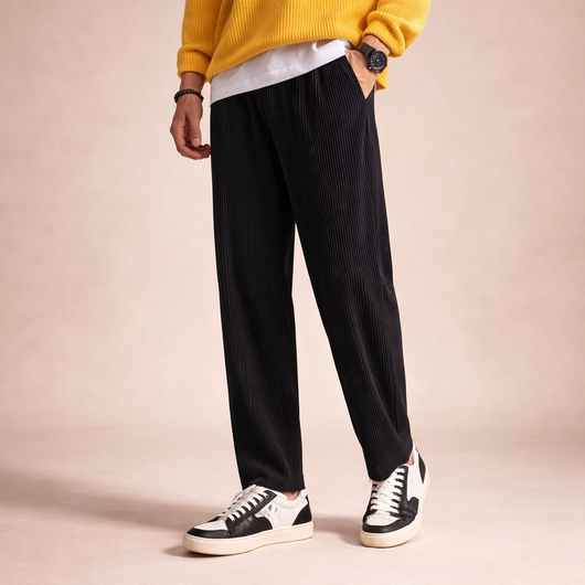 GrainWeave Cotton Trouser