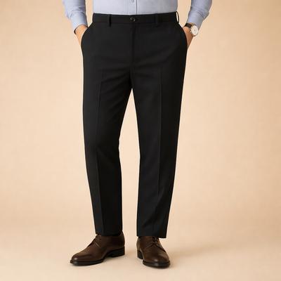 Dynamic Pleat Formal Trouser