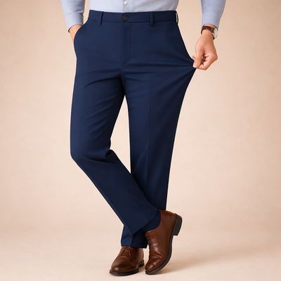 Dynamic Pleat Formal Trouser