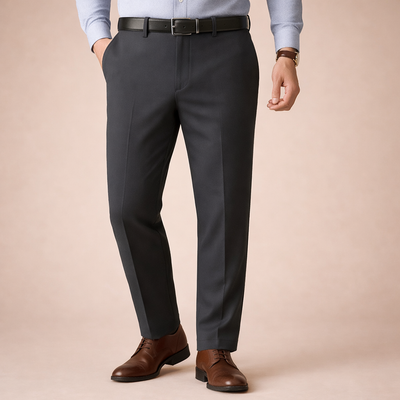 Dynamic Pleat Formal Trouser