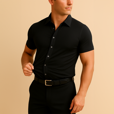 Chemise habillée à manches courtes UltraStretch